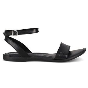 Born Alice black leather sandals ankle strap 10